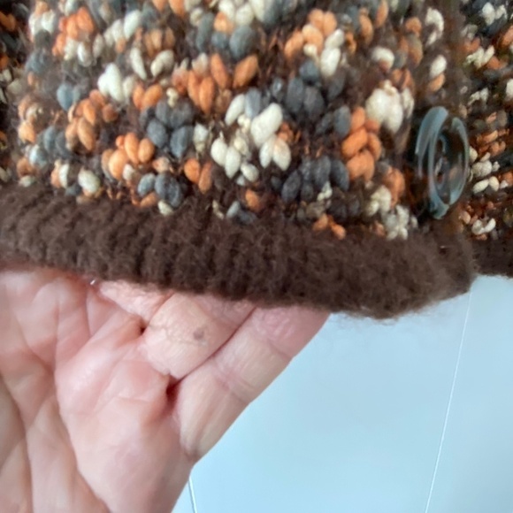 Dean & White boucle button up collared collared sweater size PXL (fits small) - Picture 10 of 13